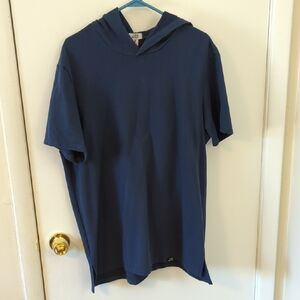 Classic Navy Hooded Men's Tee